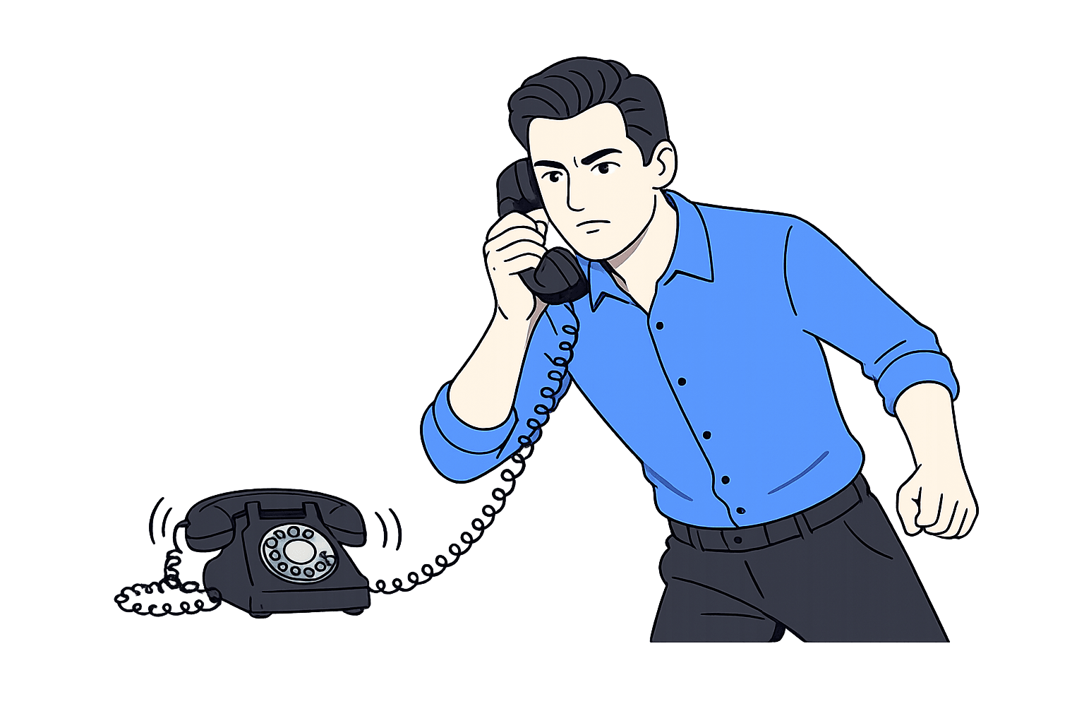 Kai on a call
